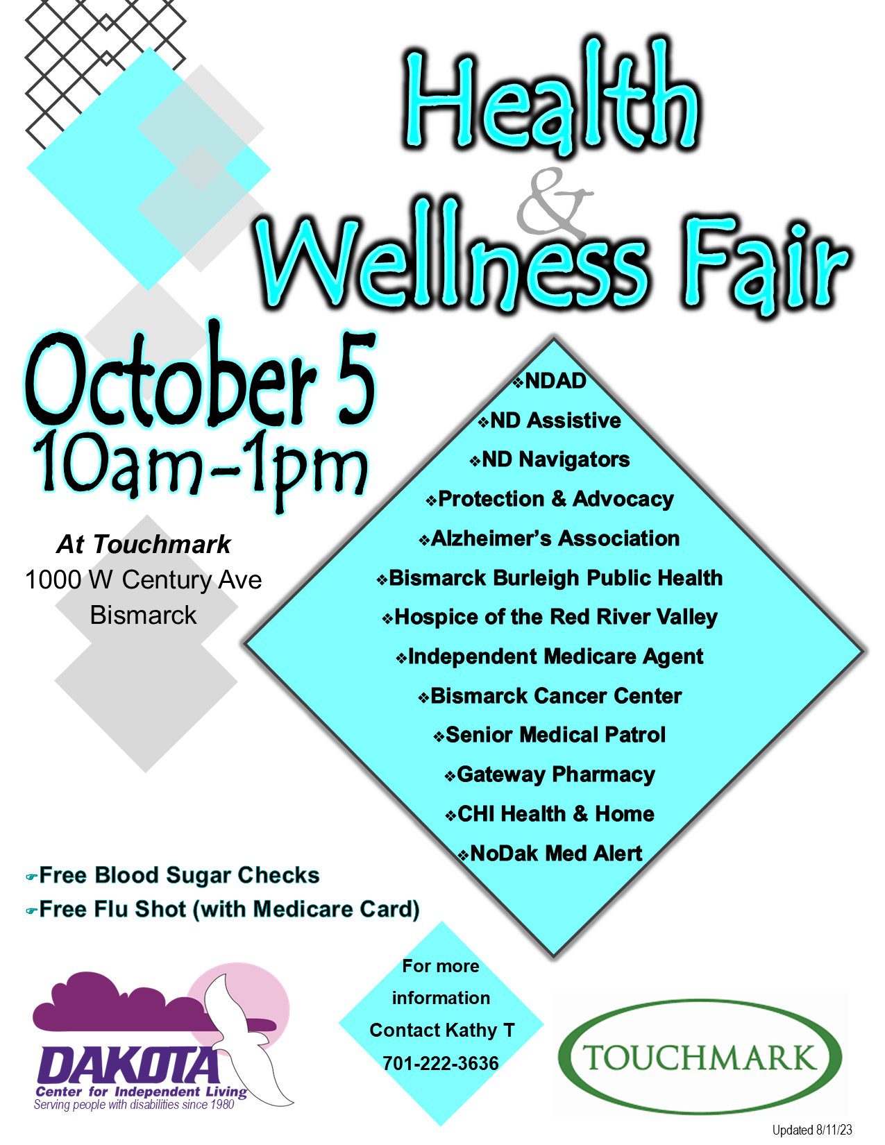 October 5 – Health & Wellness Fair | Dakota Center for Independent Living